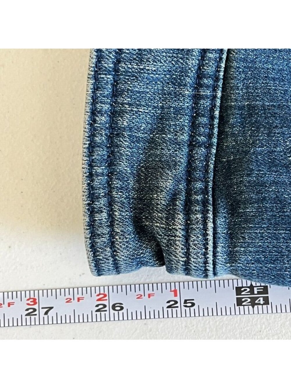 Pilcro and the Letterpress Distressed Denim Jacket Anthropologie Women’s Large - Picture 11 of 13